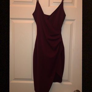 Dark Red New Dress